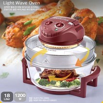 대우 광파 오븐 18L KC인증 찜기 웨이브 헬로겐램프 구이 생선 미니 통삼겹 모닝컴 가정용 전기 할로겐, 상세페이지 참조