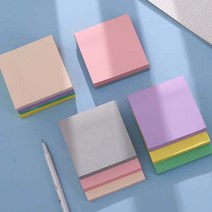 스티키노트 접착 메모지 점착 포스트잇노트 점착 예쁜 포스트잇, 회색
