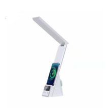 싱쿨 책상램프형 15W 다기능 LED스마트 무선충전기, 화이트, 1개