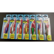 연피싱 고급 미니레이져 쭈꾸미 한치 갑오징어 문어 전갱이 일본산 M2 바늘, 퍼플 옐로우, 1개