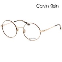 캘빈클라인 안경테 CK19114 717 여자 골드 동글이