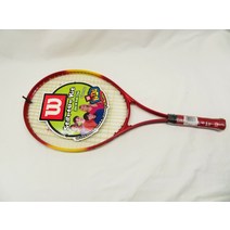 Wilson 윌슨 키즈 테니스 라켓 Pre-Strung 3 7/8 빨간색/노란색 25
