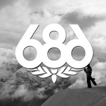 686 스노우보드스티커 보드복 포인트 스티커, 686-L, 블랙, 1개