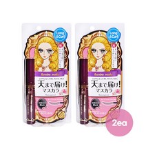 키스미 히로인 메이크 롱앤컬 마스카라 EX 6 g, 딥블랙, 2개
