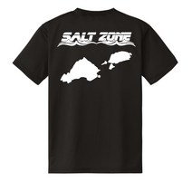 낚시 티셔츠 독도에디션 솔트존 salt zone 낚시복 드라이 쿨 메쉬 선상 상의, 드라이 메쉬, 블랙, S(90)