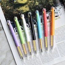 3way Topic Pen (블랙-형광핑크-형광옐로우 3색심) 형광펜 데코펜, orange