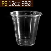 락엔테크 PS 아이스 투명컵 98파이-12oz(1000개), 1박스, 1000개입