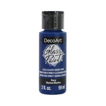 공예몰 DecoArt Glass Paint 2oz 14 Navy 반무광 유리 세라믹 물감