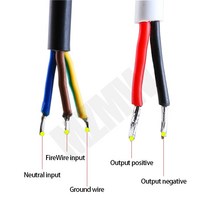 방수 스위칭 전원 공급 장치 조명 변압기 SMPS 정전압 드라이버 400W AC-DC 12V 36V IP67, 05 48V_01 400W_01 200-240VAC