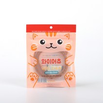 와이어츄 고양이 치석제거 간식 1P, 실꼬리돔+연어 1P