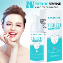 VENTURE 셀프치아미백 구강 세척제 미적분 제거 치아 미백 무스 폼 치약 교체 치아미백 투스홀 미백치약, 50ml x2