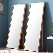 아씨방가구 네추럴 원목 와이드 전신거울 500, 색상:거치대500