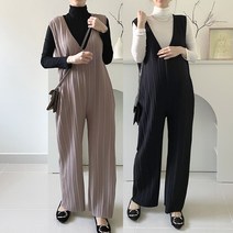 임산부가능 셀링 브이넥 점프수트 임부복 빅사이즈 봄 간절기 바지 팬츠 오피스룩 하객룩