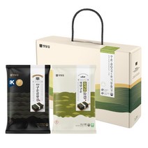 [정담김] 구운 곱창김& 구운 유기농 돌김 세트, 구운 곱창김 10봉 & 유기농 돌김 10봉 세트