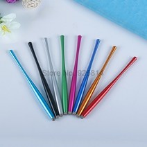 용품 By 100pcs 용량 성 스타일러스 펜 금속 메쉬 마이크로 섬유 팁 터치 스크린 전화 태블릿 PC 아이폰 호환 iPad, [03] Black