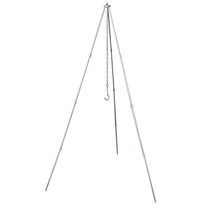 [∂LL7] 더치오븐삼각대 4단 대 105cm 캠프파이어 캠핑 모닥불 냄비 화로대 취사용 야영 주전자_h§eEA, 옵션없음($#%), §본상품§e