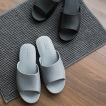 실내화 사무실 오피스 분양사무실 거실 사계절 편안한 푹신, 블랙
