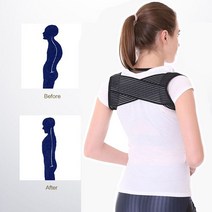 글로벌티엔티 남성용 어깨 바른자세밴드 허리 바른자세만들 자세보조 고탄력 숄더 기 8W879F61, L사이즈