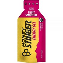 Honey Stinger 에너지 젤 과일 스무디 스포츠 뉴트리션 31.2g 1.1온스 24팩, 1.1온스(12개들이 팩)