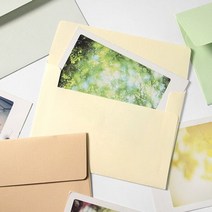 제이제이브라더스 당일출고파스텔 청첩장 엽서봉투 100장 봉투 청첩장봉투, 크림