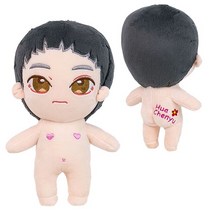 솜인형제작 인형 아이돌 아이돌솜 솜인형옷 무속성솜 15cm 20cm 봉제 인형 돌 박제 슈퍼 스타 피규어 인형 코튼 베이비 인형 완구 plushies yibo kun sean, h-20cm