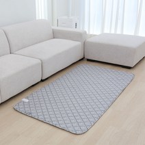 일월 블로썸 전기 탄소 카본매트 애쉬그레이 더블, 더블 140X180cm