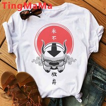 아바타 물의길 피규어 용품 아바타 The Last Airbender T 셔츠 여성 Appa Tshirt Funny atar Graphic Te, 08 87184_07 XXL