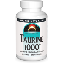 소스네츄럴스 Source Naturals 타우린 1000mg 캡슐, 240개입, 1개