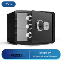 가정용 지문인식 금고 보관함 미니 소형 개인 지폐 비밀 박스, D