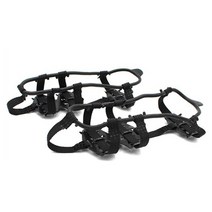 아이젠 체인아이젠 등산용 등반 아이젠 24 스터드 아이스 그립 클리트 미끄럼 방지 스노우 스파이크 내마모, 01 Size 35 to 39