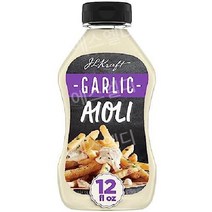 크래프트 치폴레 소스 아이올리 샌드위치 햄버거 페퍼스 340ml, 마늘 파마산