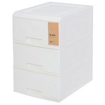 레옹물산특가_[국내산] 블랑 서랍장 25 화이트 3단 창신리빙, 레옹 쿠팡 본상품선택, 레옹 쿠팡 본상품선택