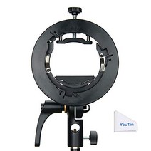 고독스 S2 브래킷 S 형 스피드lite Bowens 마운트 홀더 V1 AD400Pro AD200Pro AD200 V860II TT685 TT600 TT350 플래시 Snoot S, 1