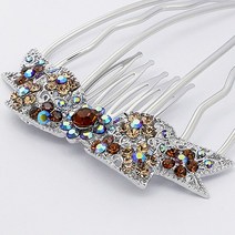 모아콤 보테 st049 라인 - sw로얄리본 (실버) 스톤머리핀 자체제작 수공예 헤어핀 뒤꽂이 쉬운 올림머리 특허상품 일본수출 웨딩 혼주소품 가능