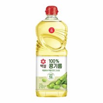 CJ 백설 콩기름 1.5L 가정용 식당용 대용량 업소용 가성비 부침요리 튀김요리, 16개