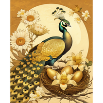 대진 보석십자수 40X80 50X40 사이즈 대형 금전운 보석 십자수, X7, 1세트