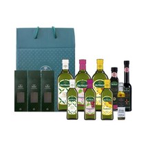 올리타리아 포도씨유 올리브유 해바라기씨유 트러플 발사믹 2P 선물세트, 올리브오일 1L X 2개