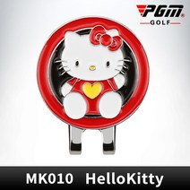 골프 스윙 연습기 트레이너 실내용 PGM 공 마크 모자 클립 금속 마그네틱 합금 버디 타이거 캡 장갑 디자인 마커 남녀공용 MK010, 1.CAT