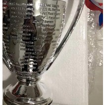 2021new 44cm 77cm 유럽 트로피 큰 귀 리그 축구 트로피 팬 용품 기념품 공예품 장식, 은, 2020년 44cm