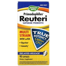 NATURES WAY PRIMADOPHILUS REUTERI우수한, 단색, 한 사이즈