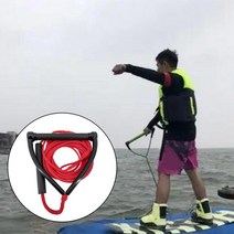 웨이크보드 줄 로프 휴대용 수상 스키 보트 서핑, 한개옵션0