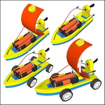 뉴 4in1 수륙양용 돛단배 만들기(1인용)