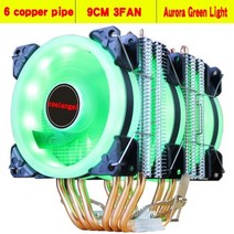 공랭 쿨러 빠른냉각 수랭 램 컴퓨터 Quickcool CPU 에어 가성비 6 히트, 3 팬, 없음, 4핀(LGA x79 x99)