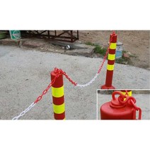 도로차단봉 주차차단봉 가드레일 바리게이트 주차말뚝, 68cm - 플라스틱