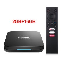 Mecool 안드로이드 10.0 ATV KM3 TV 박스 Androidtv 10 Google 인증 최대 4GB RAM 64GB ROM S905X2 4K 스마트 미디어 플레이어 KM9 PRO, 협력사, 미국 플러그, 2GB16GB