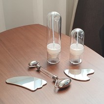 괄사 롤러 스테인리스 마사지기 페이스, 구름