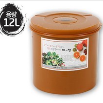 이젠 황토 진공 항아리 원형 12L 누름독 누름통, 1개