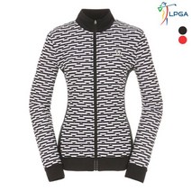 LPGA 여성 크라운볼 패턴프린트 져지 미드레이어 L192TJ573P