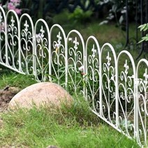 정원울타리 화단 정원 철제 펜스 마당 조경, 작은 울타리 (블랙)