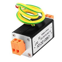 uxcell LRSO1 DC 12V Lightning Arrester Power Surge Protector Black, 1